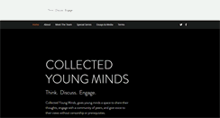Desktop Screenshot of collectedyoungminds.org