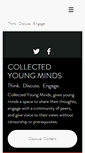 Mobile Screenshot of collectedyoungminds.org